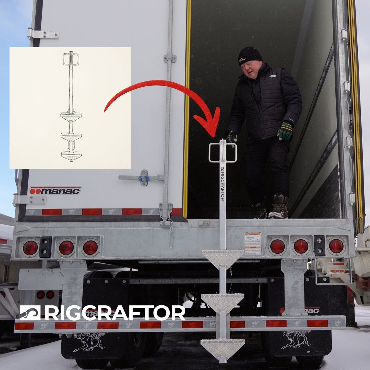 The Development of the Trucker’s Step: How RigCraftor Reinvented Safe Trailer Access