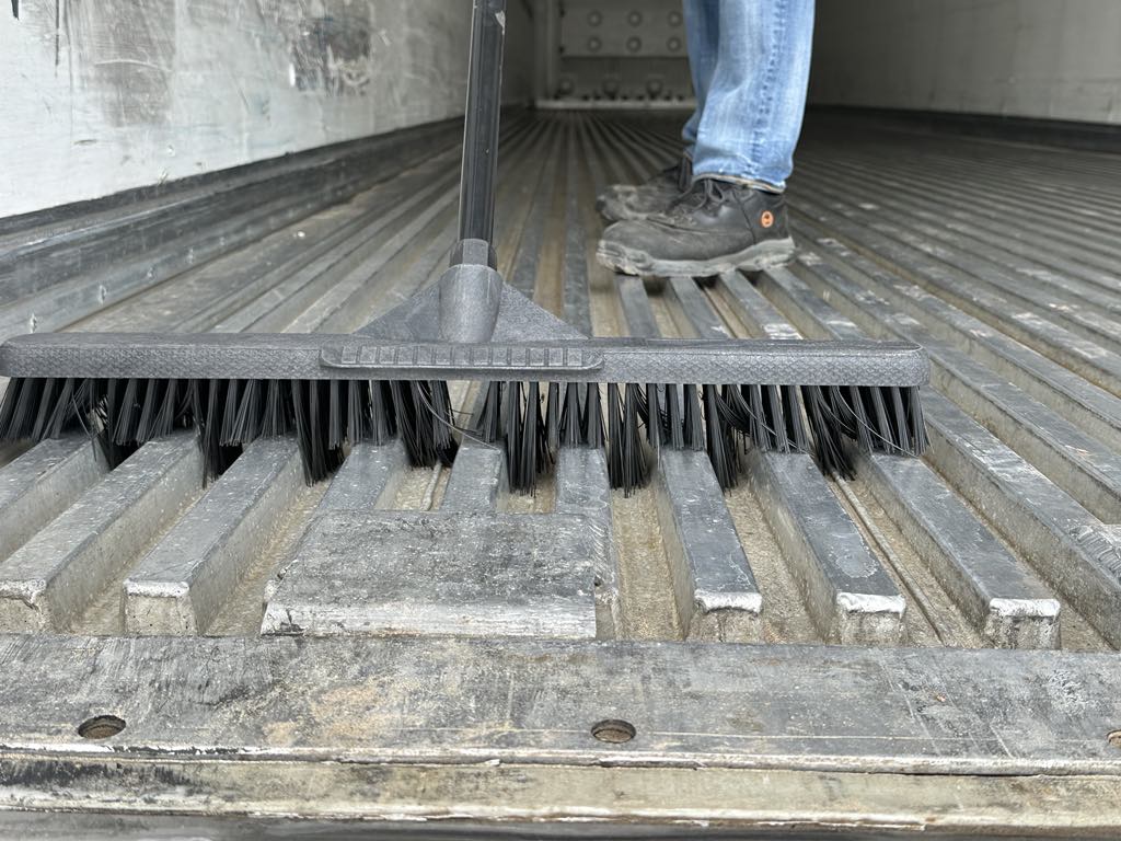 cargo trailer brush truck