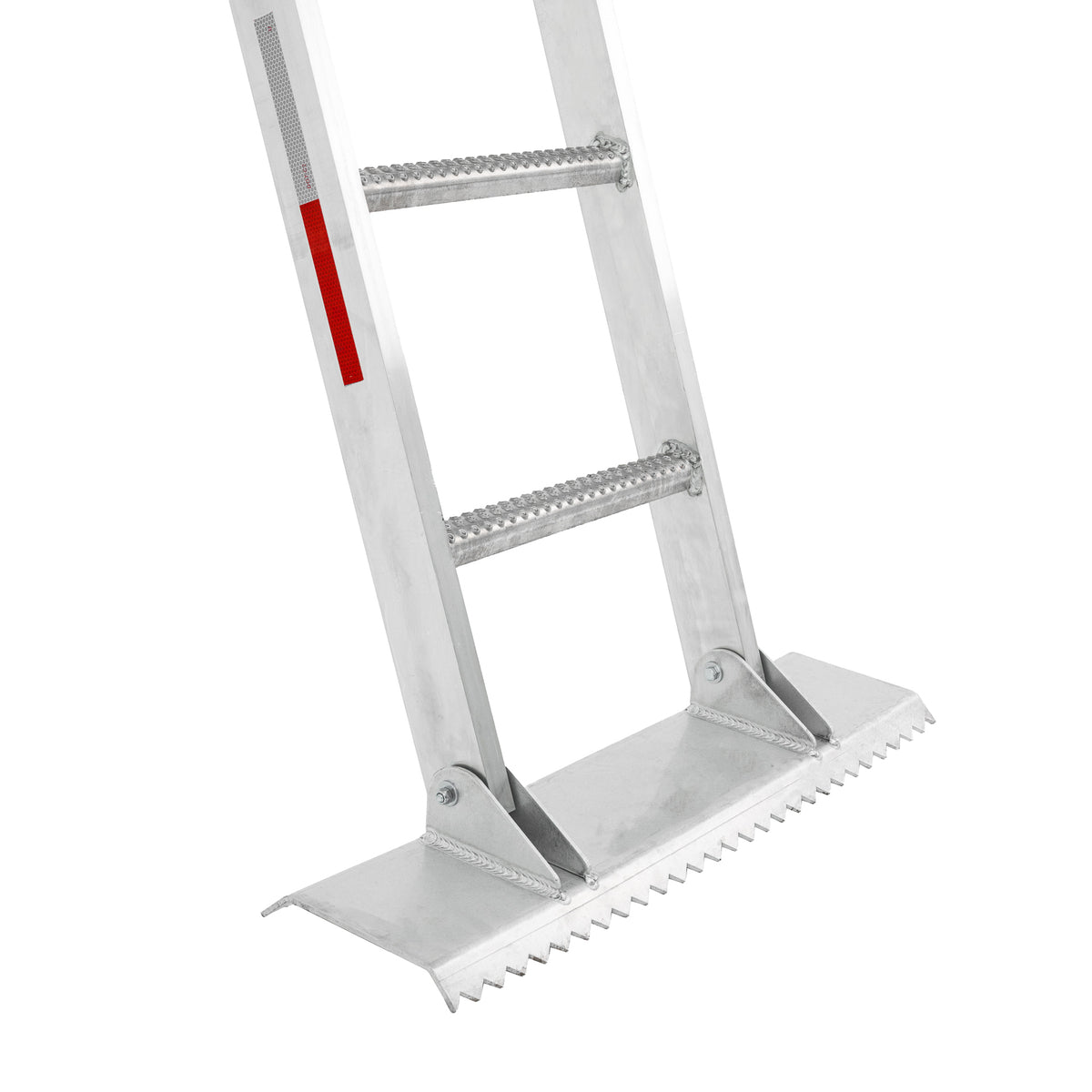 RigCraftor – Construction Ladder – Ultra-Durable Aluminum – 3 Secure Contact Points – Non-Slip Steps – Secure Access for Trailers, Railcars, and Mobile Units