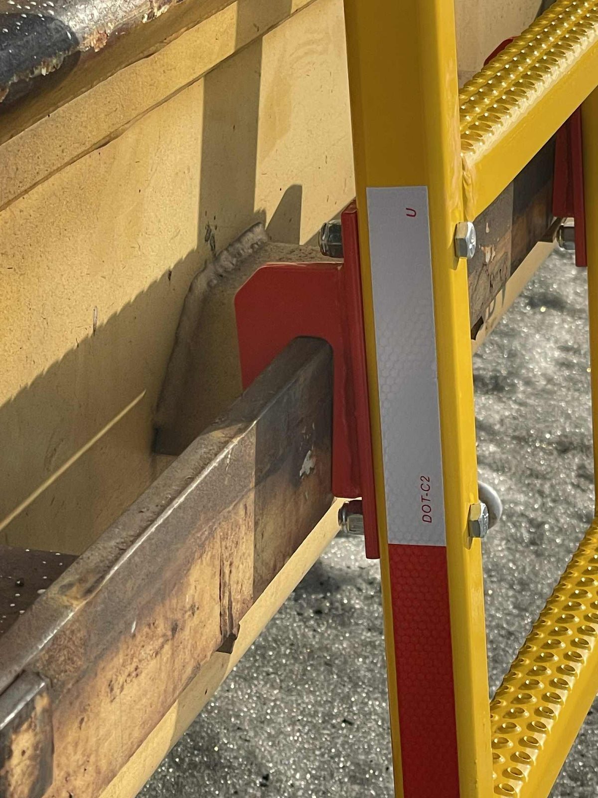 Échelle simple à 3 marches pour train